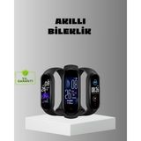Marsilyan Akıllı Bileklik Adım Sayarlı Kalori Takipli Bildirim Uyumlu IP67 - 35 - 48 mm - 1 - 01P-Pembe