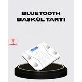 Marsilyan Akıllı Dijital Baskül – Bluetooth Bağlantılı 8 Ölçüm Verili Akıllı Vücut Analiz Tartısı - Renkli - standart