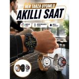 Marsilyan Akıllı Saat 5.0 Bluetooth Bağlantılı Sağlık ve Uyku Takibi Sosyal Medya Girişli Yeni Nesil - Çok Renkli