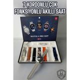 Marsilyan Akıllı Saat 7 Kordonlu Yeni Nesil Arama Cevaplayan Çok Fonksiyonlu - 1 - Renkli