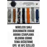 Marsilyan Akıllı Saat 7 Kordonlu Yeni Nesil Arama Cevaplayan Çok Fonksiyonlu Ieg - 35 - 48 mm - 1 - Çok Renkli