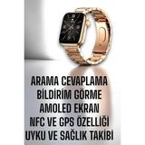 Marsilyan Akıllı Saat Adımsayar, Nabız Takibi ve Gps Destekli Kadınlara Özel - 01P-Pembe