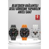 Marsilyan Akıllı Saat Amoled Ekran Bluetooth Bağlantılı Sağlık Takibi Gps Uyumlu - MCT9472-3373 - Çok Renkli