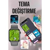 Marsilyan Akıllı Saat Amoled Ekran Yeni Nesil Bluetooth Bağlantılı - MCT5584-6736 - 1 - Renkli