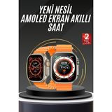 Marsilyan Akıllı Saat Android ve Ios Uyumlu 49 mm Nfc Özelliği Gps Takibi - 01P-Pembe