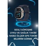 Marsilyan Akıllı Saat Bluetooth Bağlantılı Nfc ve Gps Uyumlu Nabız Ölçer Sesli Görüşme - 1 - Renkli