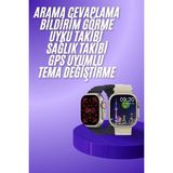 Marsilyan Akıllı Saat Bluetooth Bağlantılı Uyku ve Sağlık Takibi - 35 - 48 mm - 1 - 01P-Pembe