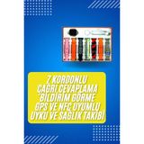 Marsilyan Akıllı Saat Çağrı Cevaplayabilen Unısex 7 Kordonlu Müzik Dinleme - 35 - 48 mm - 1 - Renkli