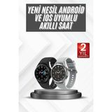 Marsilyan Akıllı Saat Çok Fonksiyonlu Çağrı Cevaplayabilen Bildirim Görme Uzun Pil Ömr - MCT6517-9657 - Renkli