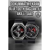 Marsilyan Akıllı Saat Dokunmatik Ekran Sesli Görüşme ve Bildirim Görme Sağlık Takibi - 01P-Pembe