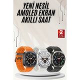 Marsilyan Akıllı Saat Müzik Dinleme Nabız Ölçer Nfc ve Gps Uyumlu Sesli Asistan - 35 - 48 mm - 1 - 01P-Pembe