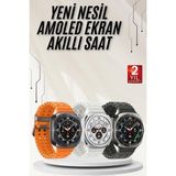 Marsilyan Akıllı Saat Müzik Dinleme Nabız Ölçer Nfc ve Gps Uyumlu Sesli Asistan - 35 - 48 mm - 1 - Renkli