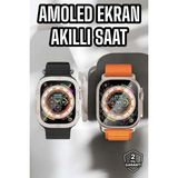 Marsilyan Akıllı Saat Nfc ve Gps Uyumlu Uyku ve Sağlık Takibi Sesli Görüşme - 01P-Pembe