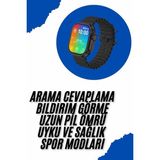 Marsilyan Akıllı Saat Sağlık Takibi Kalp Atışı Adımsayar Ultra Yeni Nesil Nefes Egzers - MCT8446-1838 - Çok Renkli