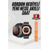 Marsilyan™- Akıllı Saat Sağlık Takibi Kalp Atışı Adımsayar Ultra Yeni Nesil Nefes Egzersizi