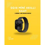 Marsilyan Akıllı Saat Sq-16 Mini Series 10 | Unisex Tasarım, Sağlık ve Spor Takibi - 01P-Pembe