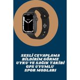 Marsilyan Akıllı Saat Tema Değiştirme Uyku ve Sağlık Takibi Sesli Asistan Bildirim Görme - 35 - 48 mm - 1 - Renkli