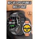 Marsilyan Akıllı Saat Titreşimli Pusula Nabız ve Tansiyon Ölçer Nfc Uyumlu - 35 - 48 mm - 1 - 01P-Pembe