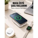 Marsilyan Akıllı Saat ve Telefon Uyumlu 4’ü 1 Arada Powerbank 10000 Mah Yeni Nesil - Renkli