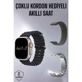 Marsilyan Akıllı Saat Yeni Nesil Bluetooth Bağlantılı Uyku Sağlık Takibi Gps ve Nfc Uyumlu - 1 - Renkli