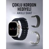 Marsilyan Akıllı Saat Yeni Nesil Bluetooth Bağlantılı Uyku Sağlık Takibi Gps ve Nfc Uyumlu - Çok Renkli