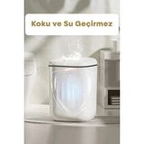 Marsilyan™- Akıllı Teknolojik Sensörlü Çöp Kovası Işık Antibakteriyel Koku Geçirmez Mutfak Banyo Wc Ofis 20L Uv - Renkli - standart
