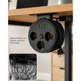 Marsilyan Akım Korumalı Priz USB ve Type C Girişli 3lü Priz 2 Metre Kablo Dayanıklı - Çok Renkli - 1