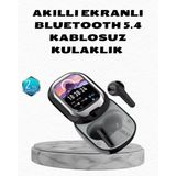 Marsilyan Aktif Gürültü Engelleme Özellikli Kablosuz Kulaklık – Akıllı Ekranlı Şarj Kutusu - -- - 1