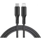 Marsilyan Ally 1mt 27W Type-C To Iphone Lightning Süper Hızlı Data ve Şarj Kablosu Akım ve Isı Korumalı Halat - Siyah - standart