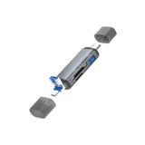 Marsilyan ALLY ADS-307 3 IN 1 USB + Micro USB + Type-c OTG Kart Okuyucu-(5775) -