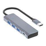 Marsilyan Ally ADS-309C 4in1 Type-C To USB + Type-C Hub Adaptör Çevirici Dönüştürücü Çoğaltıcı-(57