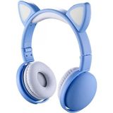 Marsilyan Ally Kedi Kulak Kulaküstü Bluetooth 5.0 Kablosuz Kulaklık - Pembe