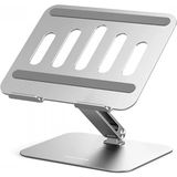 Marsilyan Ally Mc LS677 Premium Ayarlanabilir ve Katlanabilir Alüminyum Laptop-Bilgisayar Standı - Gümüş - standart