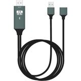 Marsilyan Ally Phone USB Hdtv Cable Lightning Type C HDMI KABLOSU-(5775) - 1 - Gri