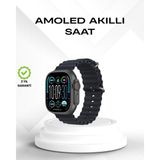 Marsilyan Amoled Akıllı Saat Bluetooth Arama Su Geçirmez - MCT3728-4281 - Çok Renkli
