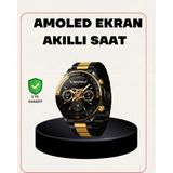 Marsilyan Amoled Akıllı Saat Manyetik Şarj Gps Destekli Spor ve Günlük Kullanım - Çok Renkli