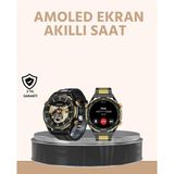 Marsilyan- Amoled Ekran Akıllı Saat Uyku Nabız Adım Ölçer Su Geçirmez - 1 - Renkli