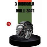 Marsilyan Amoled Ekranlı Akıllı Saat 10 Gün Pil Ömrü - 01P-Pembe