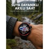 Marsilyan Amoled Ekranlı Akıllı Saat Bluetooth Arama ve Nfc Destekli Yeni Nesil - Renkli - 1
