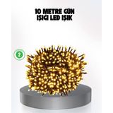 Marsilyan Animasyonlu LED Işıklı 10 Metre Uzaktan Kumandalı Dekoratif Işık - 1 m - Renkli