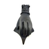 MARSİLYAN- Antika Tarz Dekoratif Pirinç El Kapı Tokmağı, Taktak - 167x75 Mm, Oksit