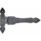 Marsilyan Antika Tarz Dekoratif Pirinç Kuyruklu Düğmeli Menteşe No3 - 155X240 Mm, Oksit