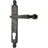 Marsilyan Antika Tarz Dekoratif Pirinç Misket Oda Kapı Kolu - 245X34 Mm, Oksit - 1