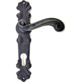 Marsilyan Antika Tarz Dekoratif Pirinç Okyanus Oda Kapı Kolu - 230X46 Mm, Oksit - Renkli - 1