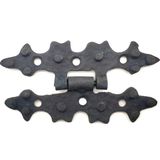 Marsilyan Antika Tarz Dekoratif Pirinç Yıldız Menteşe - 84X44 Mm, Oksit - Renkli - 1