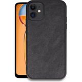 Marsilyan™- Apple Iphone 11 Kılıf Aras Deri Kapak - Siyah