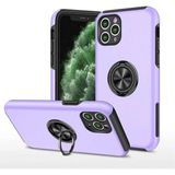 Marsilyan™- Apple Iphone 11 Pro Max Kılıf Elit Yüzüklü Kapak - Mor