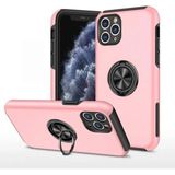 Marsilyan™- Apple Iphone 11 Pro Max Kılıf Elit Yüzüklü Kapak - Pembe
