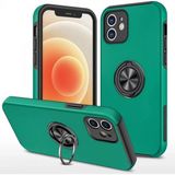 Marsilyan™- Apple Iphone 12 Kılıf Elit Yüzüklü Kapak - Yeşil