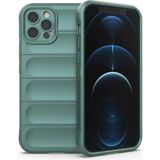 Marsilyan™- Apple Iphone 12 Pro Kılıf Optimum Silikon - Koyu Yeşil